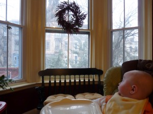 P1020161-1 Ryan watching the snow fall